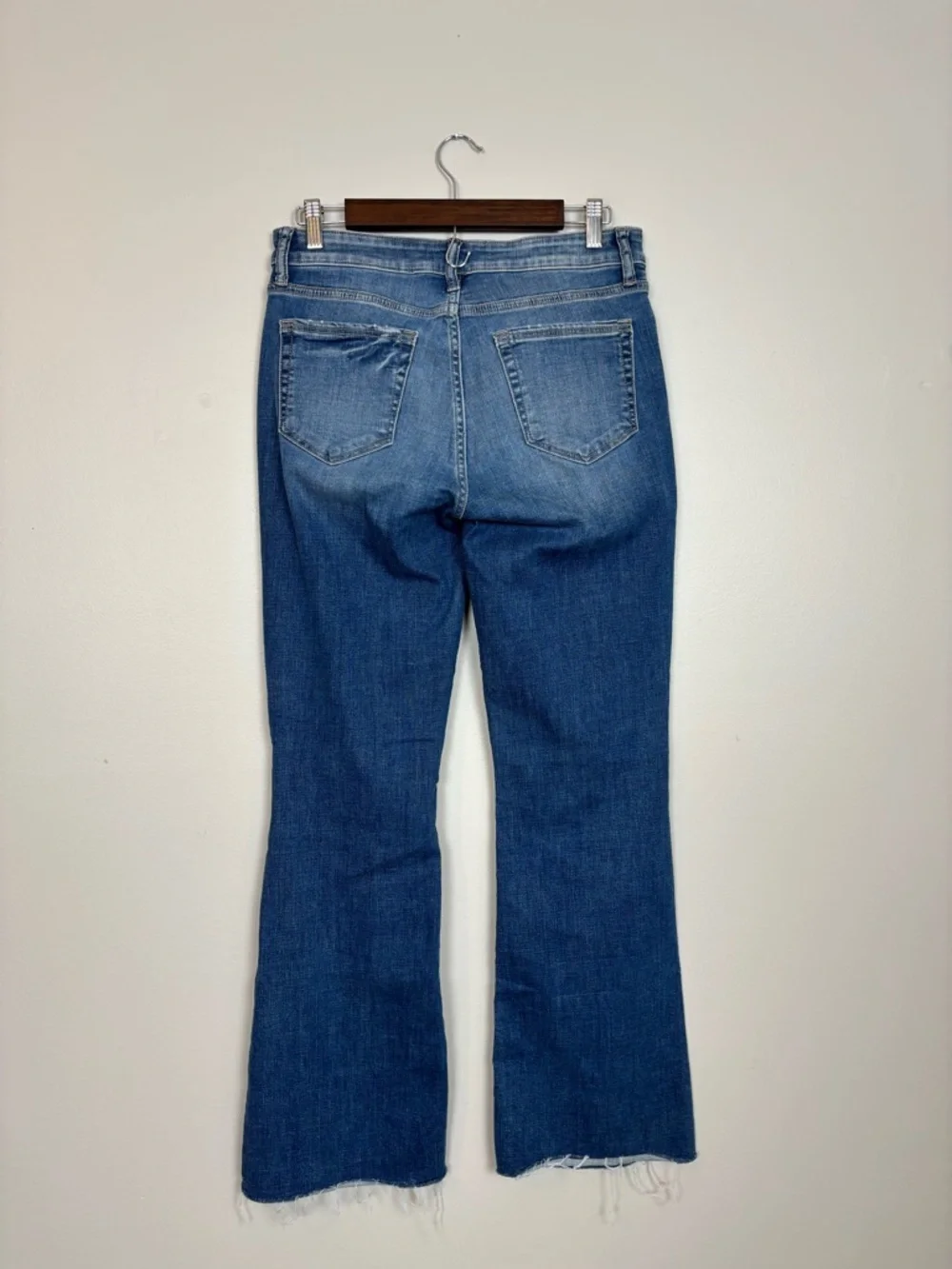 Kut From The Kloth Jeans Womens 6 Blue Stella Fab Ab Flare High Rise Denim
